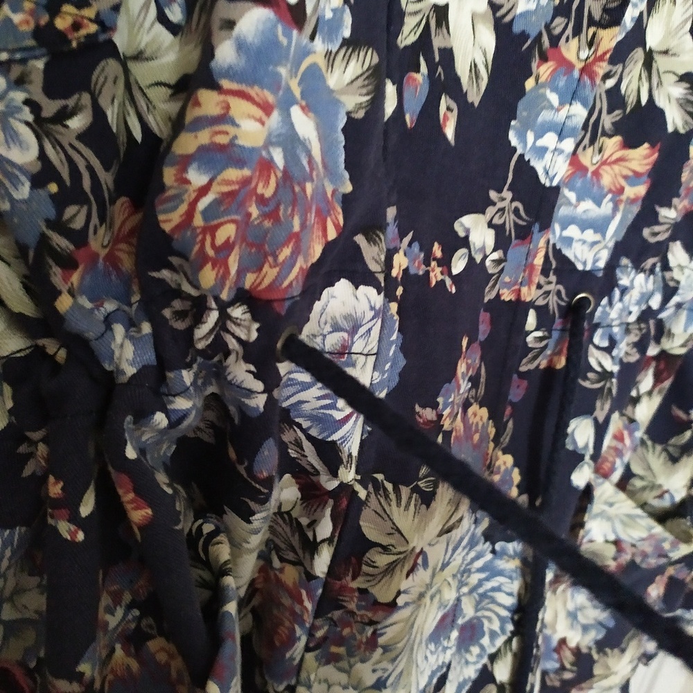 Flowered Utility Jacket - Picture 2 of 5